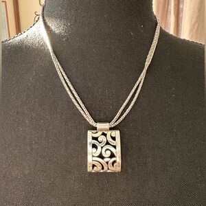 BRIGHTON 🖤 “Deco Lace” Double Strand Necklace- Retired